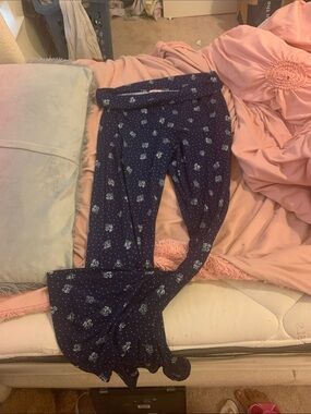 Navy Floral Lounge Pants
